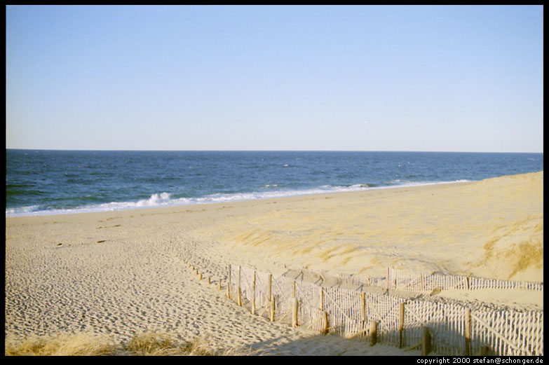 Provincetown dunes, Cape Cod, Mar 2000
